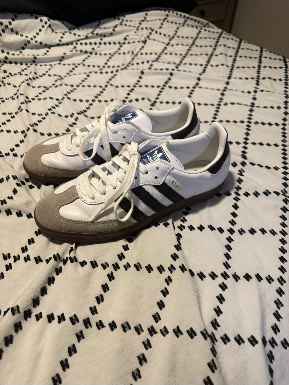 Adidas Sambas Classic White Black Gray